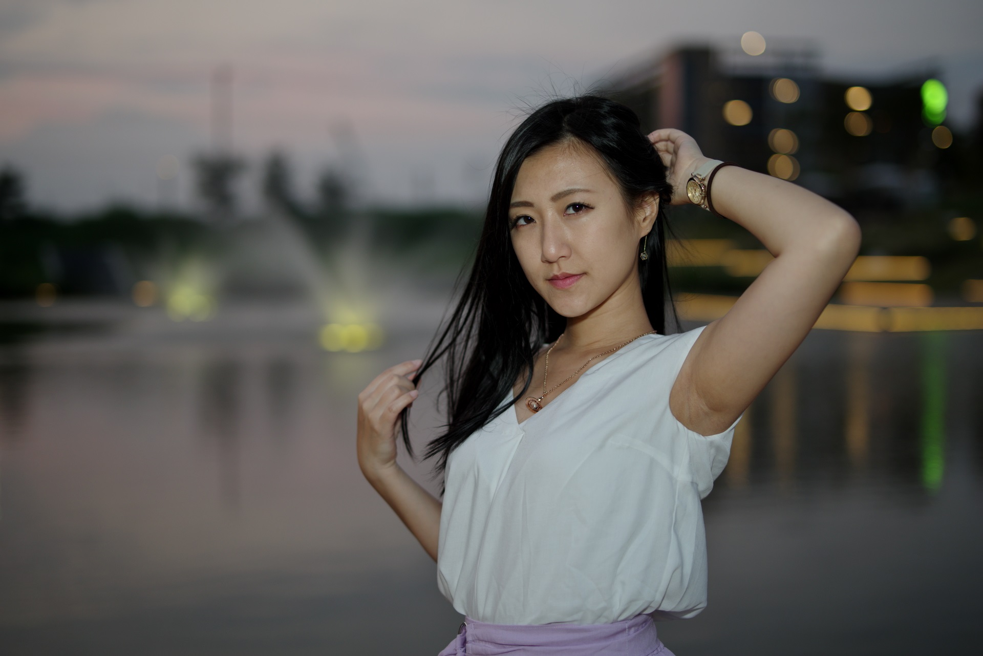 8/25　片瀬あゆみさん　夜景撮影