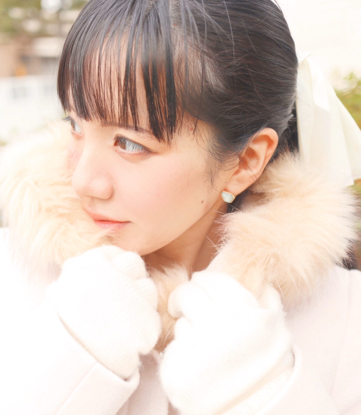 2020最初の雪さん
