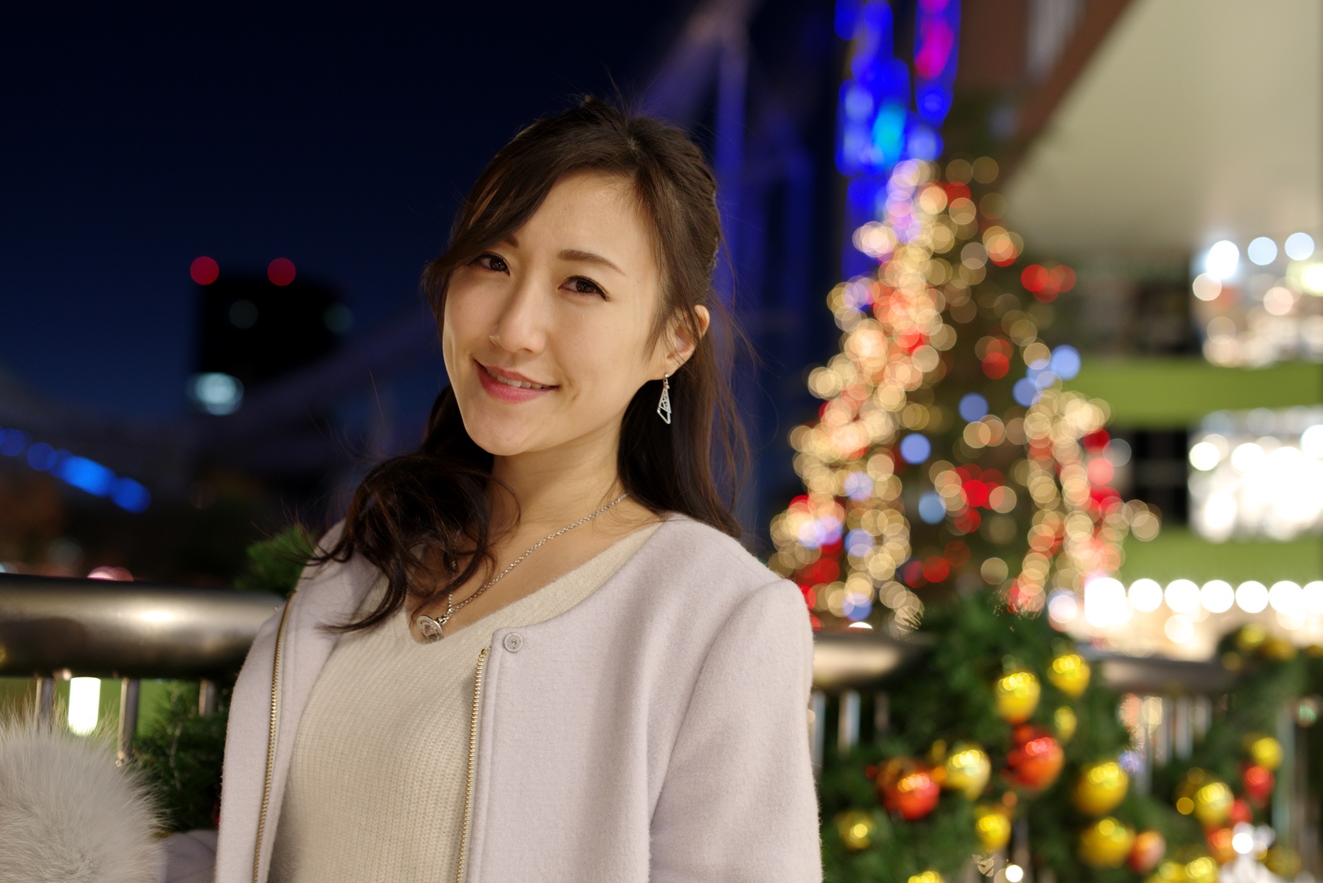 12/20　片瀬あゆみさん　イルミネーション撮影