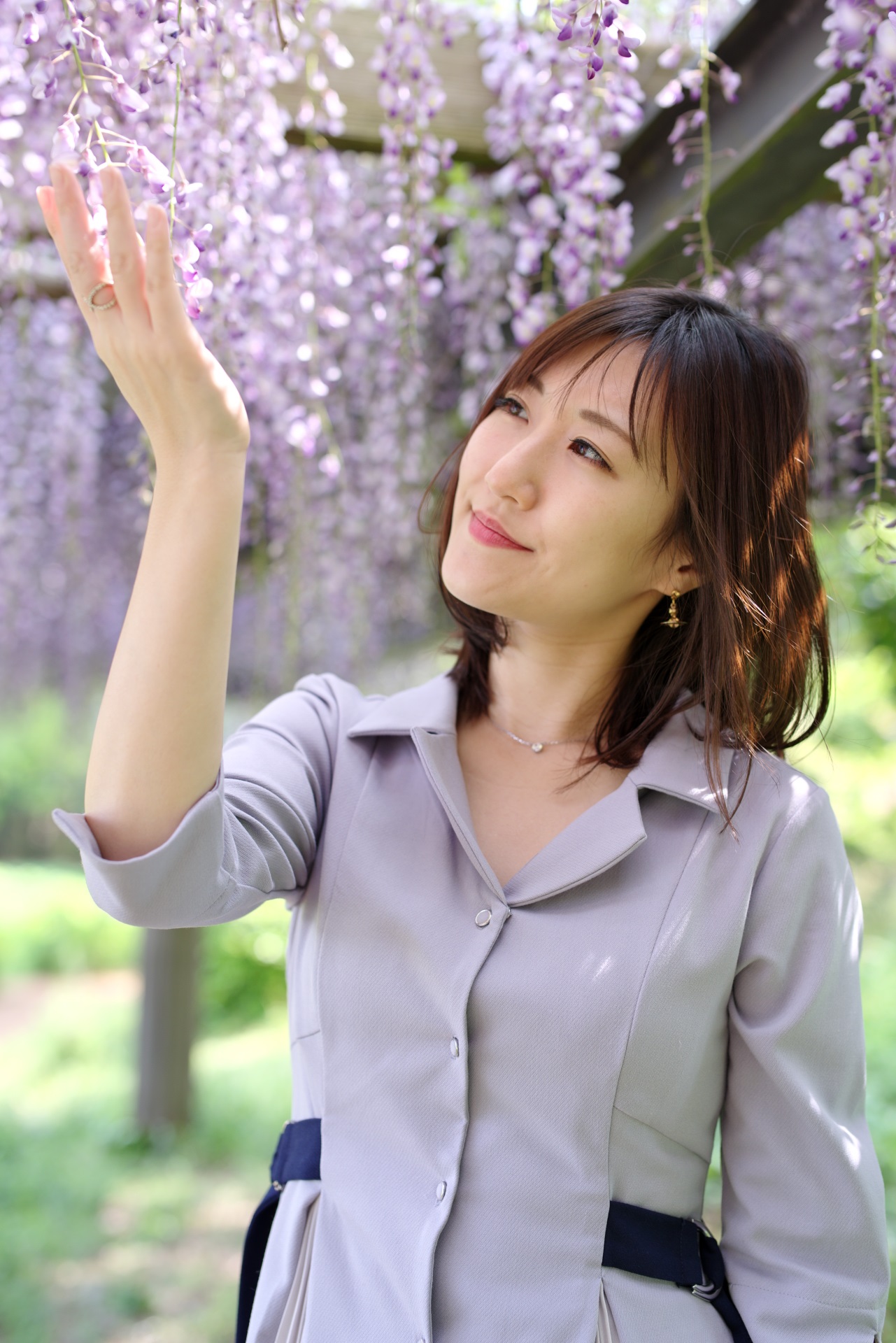 4/25　片瀬あゆみさん　藤撮影