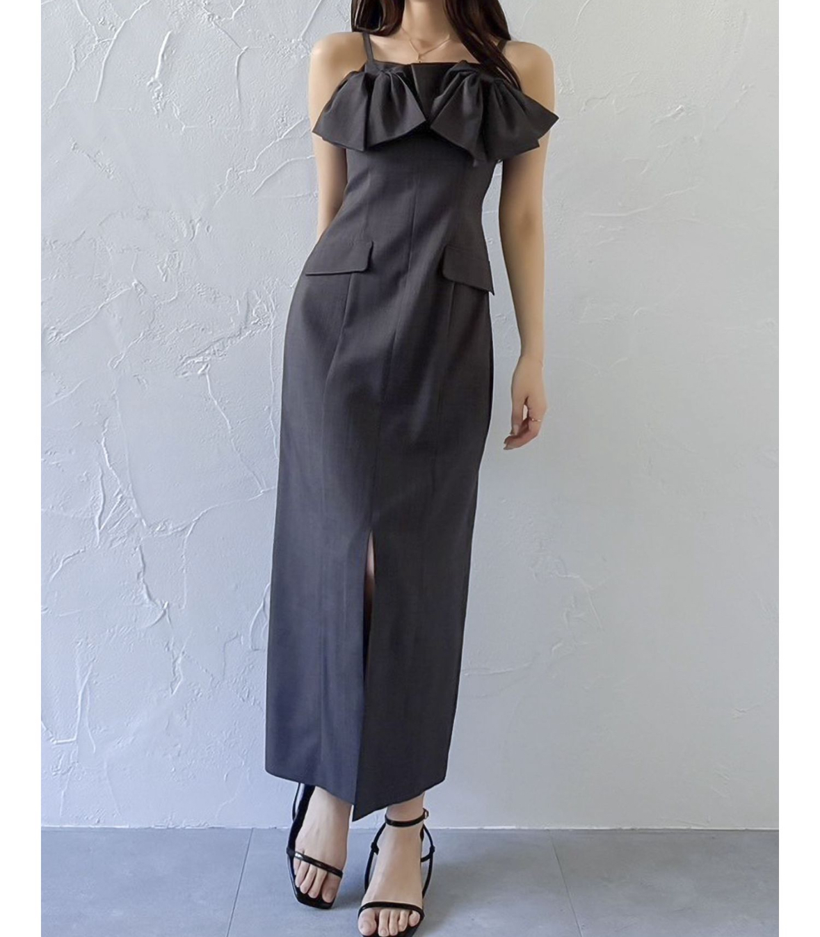 キャミワンピース（グレー）