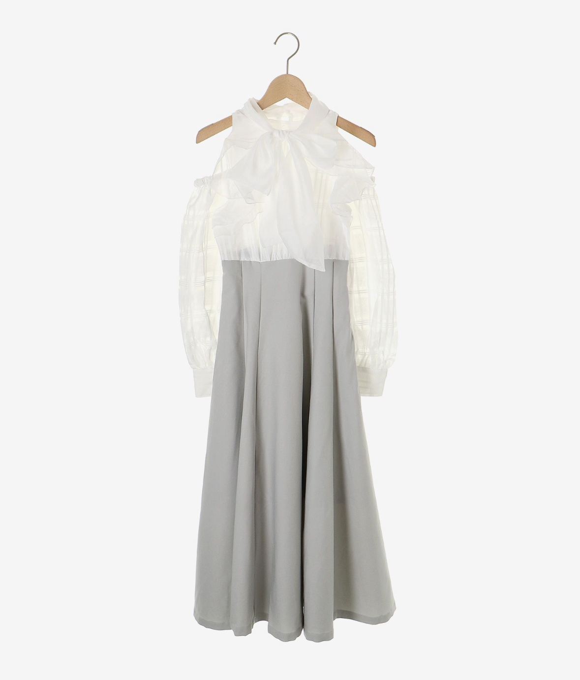 アメスリワンピース（ライトグレー）